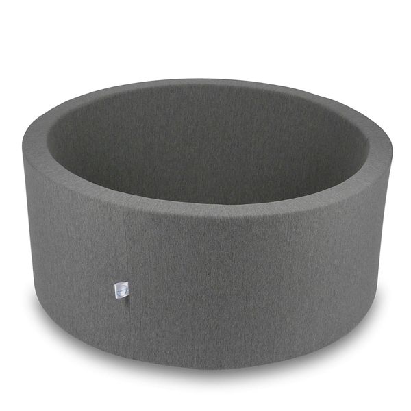 Suchy basen 90x40cm szary bez piłek zdjęcie 1