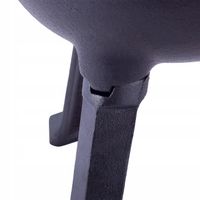 KOCIOŁEK MYŚLIWSKI GARNEK ŻELIWNY STOJĄCY NA OGNISKO 15 L KAMILLE