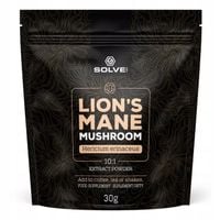 LION'S MANE Soplówka Jeżowata 10:1 30g SOLVE LABS Pamięć Koncentracja