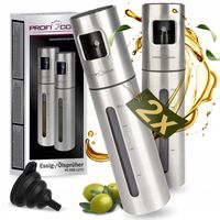 Spryskiwacz do oleju Profi Cook metalowy srebrny 100 ml