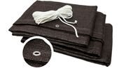 tkanina osłonowa deco brązowa 200g/m2 100cm rolka 25mb - 25.0 mb - s-b 9021
