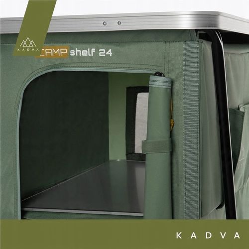 Szafka turystyczna KADVA CAMPshelf 24 zielony OS Aluminiowy blat na Arena.pl