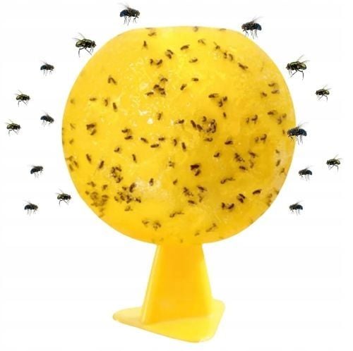 ŻÓŁTY LEP PUŁAPKA KLEJOWA NA MUSZKI MSZYCE ZIEMIÓRKI OWOCÓWKI OWADU na Arena.pl