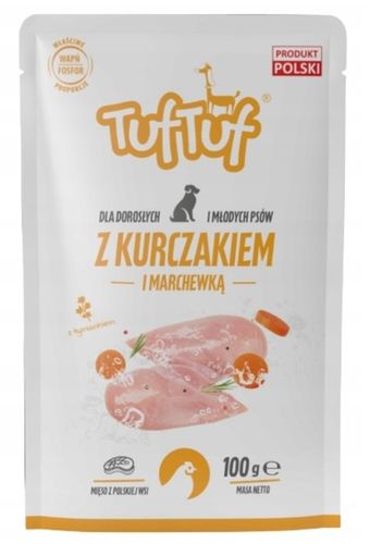TUF TUF KARMA MOKRA SASZETKA 40X100G 65% MIĘSA na Arena.pl