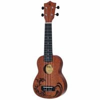 Ukulele Sopranowe Mahoń Struny Aquila Grawer Harley Benton Kahuna-S Dolphin