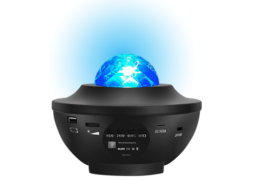 Projektor Gwiazd Lampka Nocna Led Głośnik Bluetooth Pilot na Arena.pl