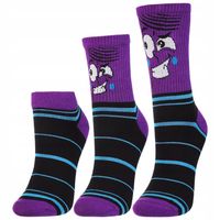 Skarpetki UNISEX Różne Długości Kolorowe Śmieszne ZESTAW 3-PAK 42-45 MORAJ