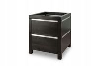 Drewniana donica ogrodowa kolor wenge 46 x 46 x 52