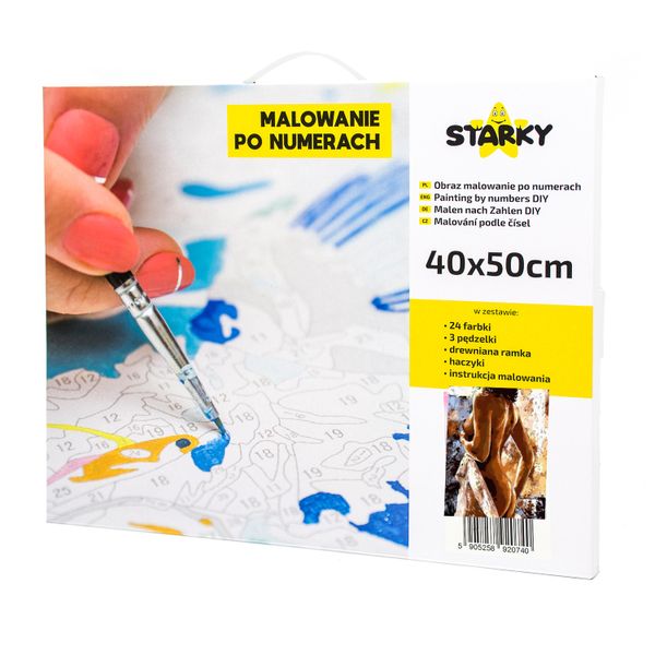 Zestaw do malowania po numerach - kobieta zdjęcie 6