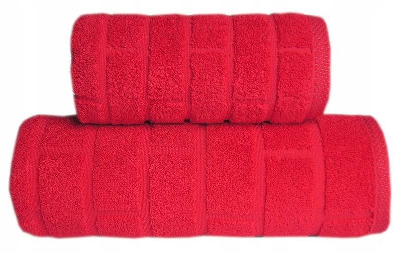 Ręcznik Brick 50x90 Greno Czerwony zdjęcie 1