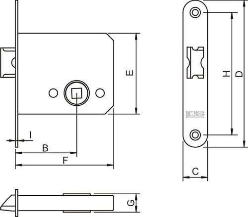 zamek wpuszczany 50mm krótki - mp zw 50 na Arena.pl