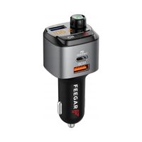 Transmiter FM Bluetooth BT Feegar Szybka Ładowarka QC 3.0 PD MP3 Audio USB