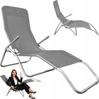 LEŻAK NA OGRÓD grawitacyjny plażowy KEMPINGOWY na CAMPING ogrodowy MOCNY