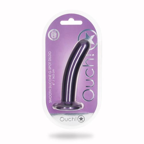 smooth silicone g-spot dildo - 6'' / 14,5 cm na Arena.pl
