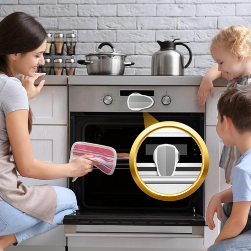 zabezpieczenie piekarnika blokada drzwi przed dziećmi mikrofali nicekids na Arena.pl