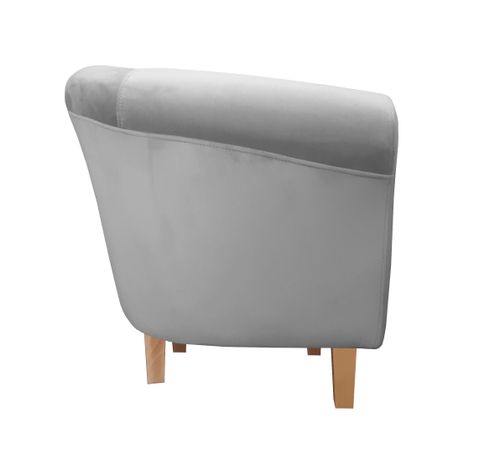 Fotel Milo nogi buk szary MG17 na Arena.pl