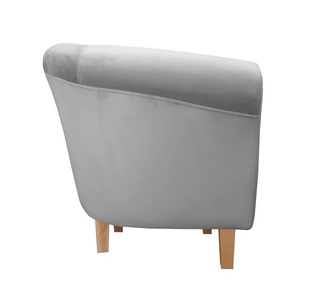 Fotel Milo nogi buk szary MG17 zdjęcie 3