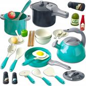 ZESTAW KUCHENNY GARNKI NACZYNIA KUCHNIA AKCESORIA CZAJNIK PATELNIA ŁYŻKI