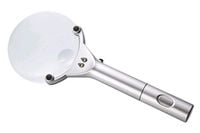 Lupa z oświetleniem LED szkło powiększające 2/6 x