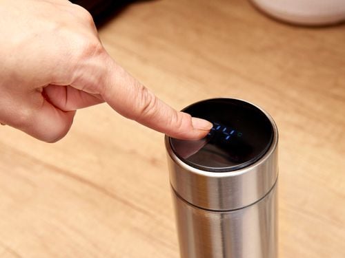 kubek termiczny termos smart led 500ml srebrny na Arena.pl