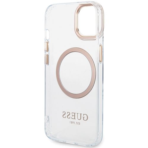 Etui Guess do iPhone 15 Plus, iPhone 14 Plus, Złoty, MagSafe na Arena.pl