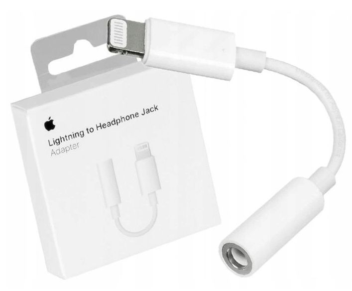 ORYG PRZEJŚCIÓWKA LIGHTNING JACK 3.5MM IPHONE zdjęcie 5