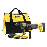 STANLEY WIERTARKA MŁOTOWIERTARKA V20 (SFMCD715 + SFMCH900) 1x4,0Ah 1x2,0Ah