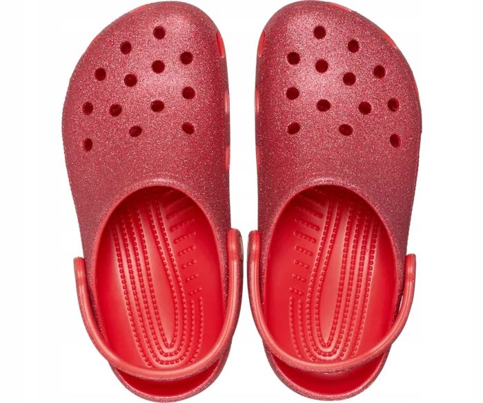 Crocs Damskie Buty Chodaki Klapki Classic Glitter 205942 Clog 37-38 zdjęcie 6