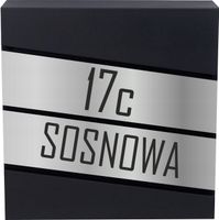 SKRZYNKA NA LISTY POCZTOWA duża z twoim adresem numerem domu PERSONALIZACJA