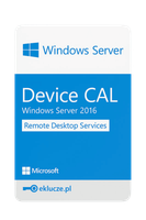 Microsoft Windows Server 2016 RDS 10 Device CAL – Licencja WIECZYSTA / Faktura VAT
