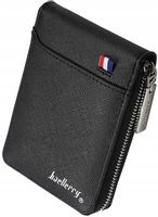 Portfel skórzany Męski Wizytownik Etui Na Karty  C40_Czarny