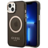Guess GUHMP14MHTCMK iPhone 14 Plus 6,7" czarny/black hard case Gold Outline