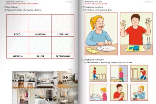 Pewny start. Poziom C. Jesień, zima. Karty pracy na Arena.pl