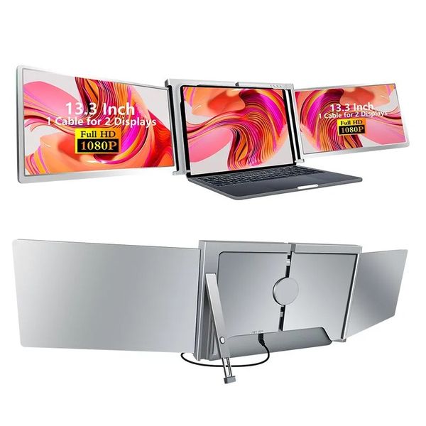 Monitor Extralink Dual Screen S300 13,3" Full HD IPS do laptopa zdjęcie 7