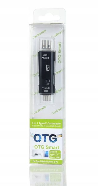 Czytnik kart microSD gniazdo USB type C / micro USB / USB 2.0 zdjęcie 4