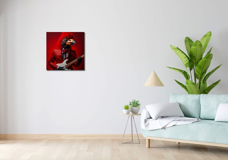 Obraz 50x50cm Zwierzęcy Rock'n'Roll zdjęcie 2