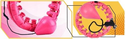HULA HOP Z OBCIĄŻENIEM Odchudzające Obciążnikiem Smart z Wypustkami HULAHOP na Arena.pl