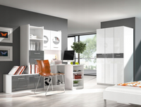 Biały Połysk Meble Młodzieżowe Raj 1B / 7 kolorów