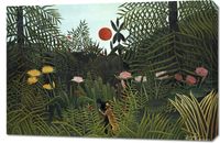 Obraz 90x60cm Virgin Forest, Rousseau Vintage do Salonu