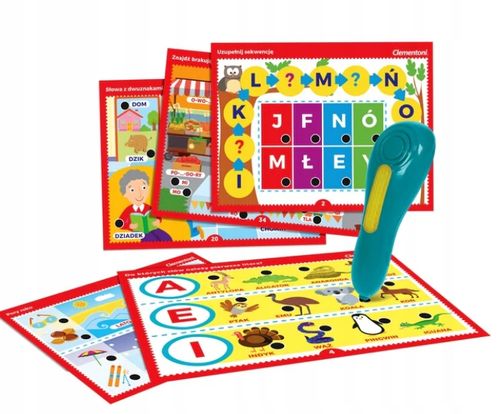 GRA EDUKACYJNA DLA DZIECI ALFABET CLEMENTONI na Arena.pl
