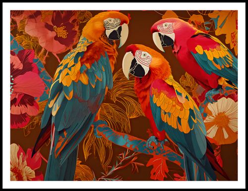 Plakat 100x75cm Kolorowe Ary na Arena.pl