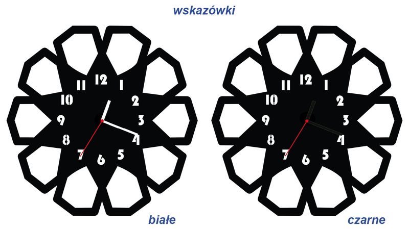 ZEGAR ŚCIENNY GEOMETRIA 38cm M 103.10 zdjęcie 3