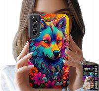 ETUI DO SAMSUNG GALAXY S21 - KOLOROWE WZORY, WILK WATAHA SWORA CASE