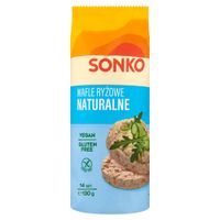 Sonko Classic Wafle ryżowe naturalne 130 g (14 sztuk)