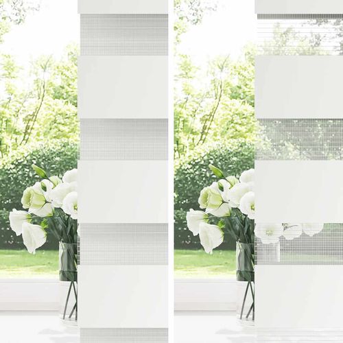 Roleta zebra, jasnoszara, szerokość tkaniny 120,9cm, poliester na Arena.pl