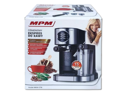 Ekspres ciśnieniowy - kolbowy MPM 15 bar (MKW-07M) na Arena.pl