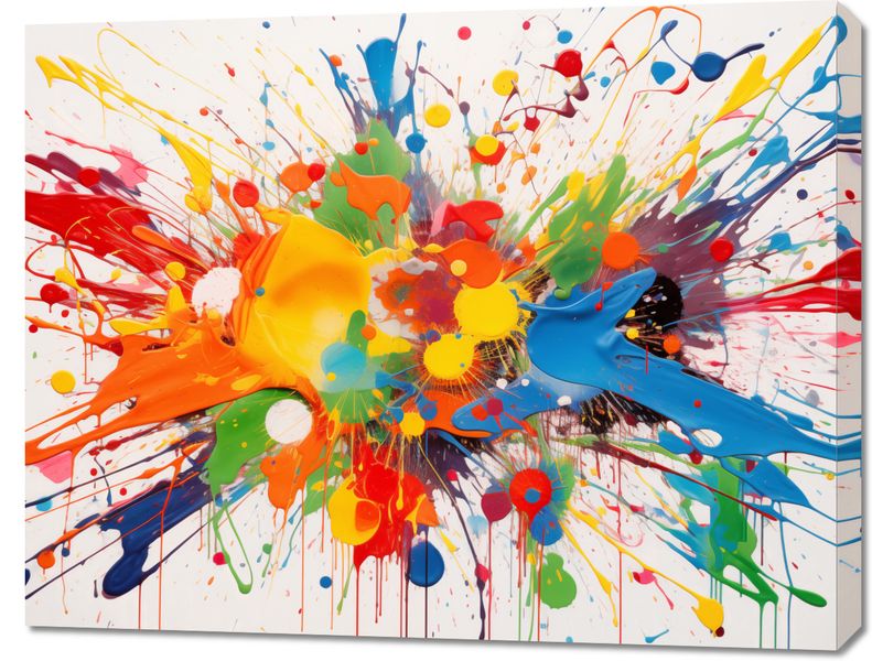Obraz 90x70cm Eksplozja Kreatywności zdjęcie 1