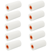 10x WAŁEK MALARSKI DO MALOWANIA FOAM RUBER GĄBKOWY 7 cm ZAPAS