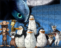 Puzzle Pingwiny z Madagaskaru