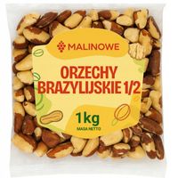 ORZECHY BRAZYLIJSKIE POŁÓWKI 1kg NATURALNE JAKOŚĆ PREMIUM